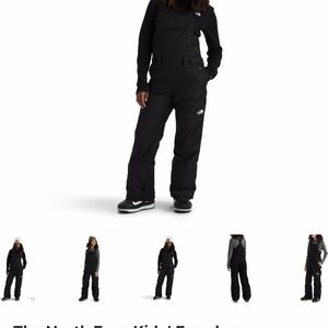 The North Face Black Insulated Bib Pants